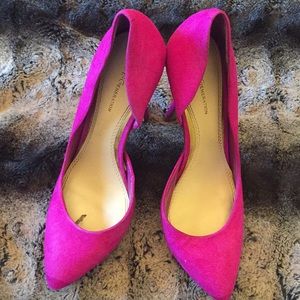 Bright pink sexy heels